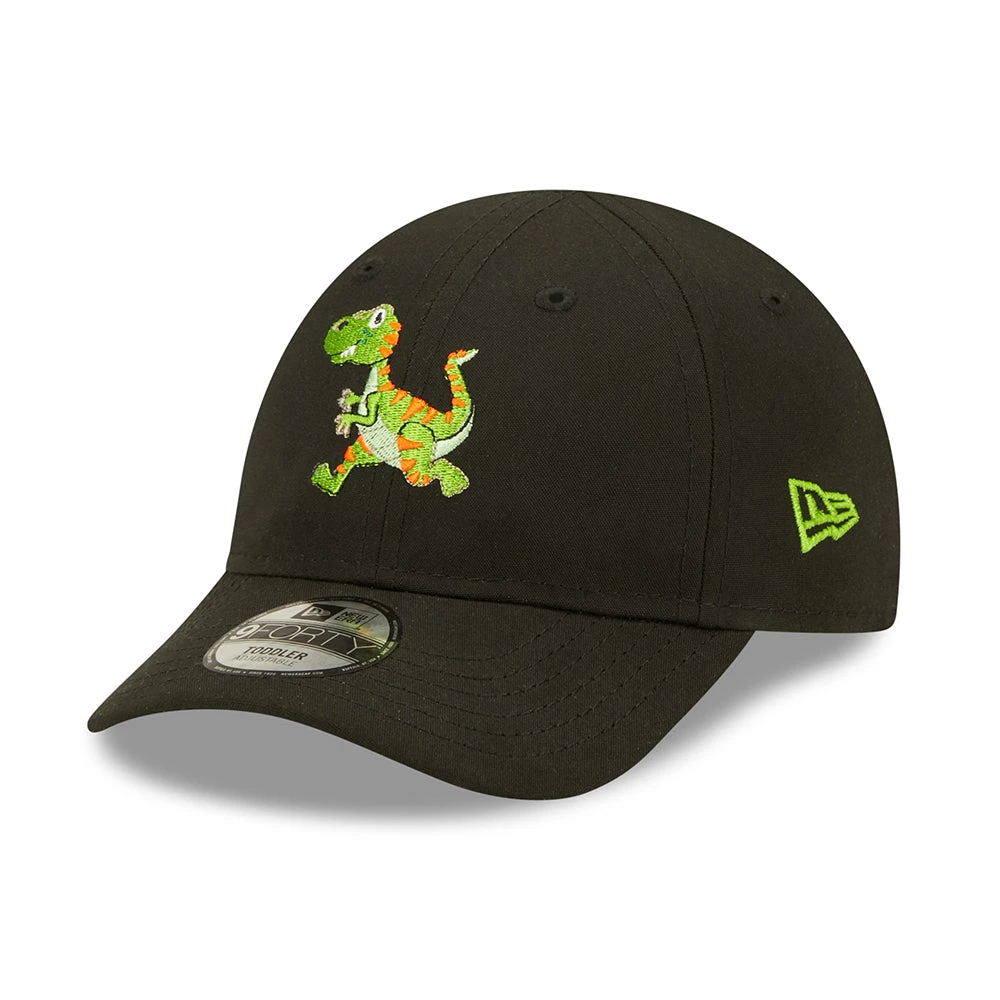 New Era Kids 9FORTY Repreve Baseball Cap - Dino - Black