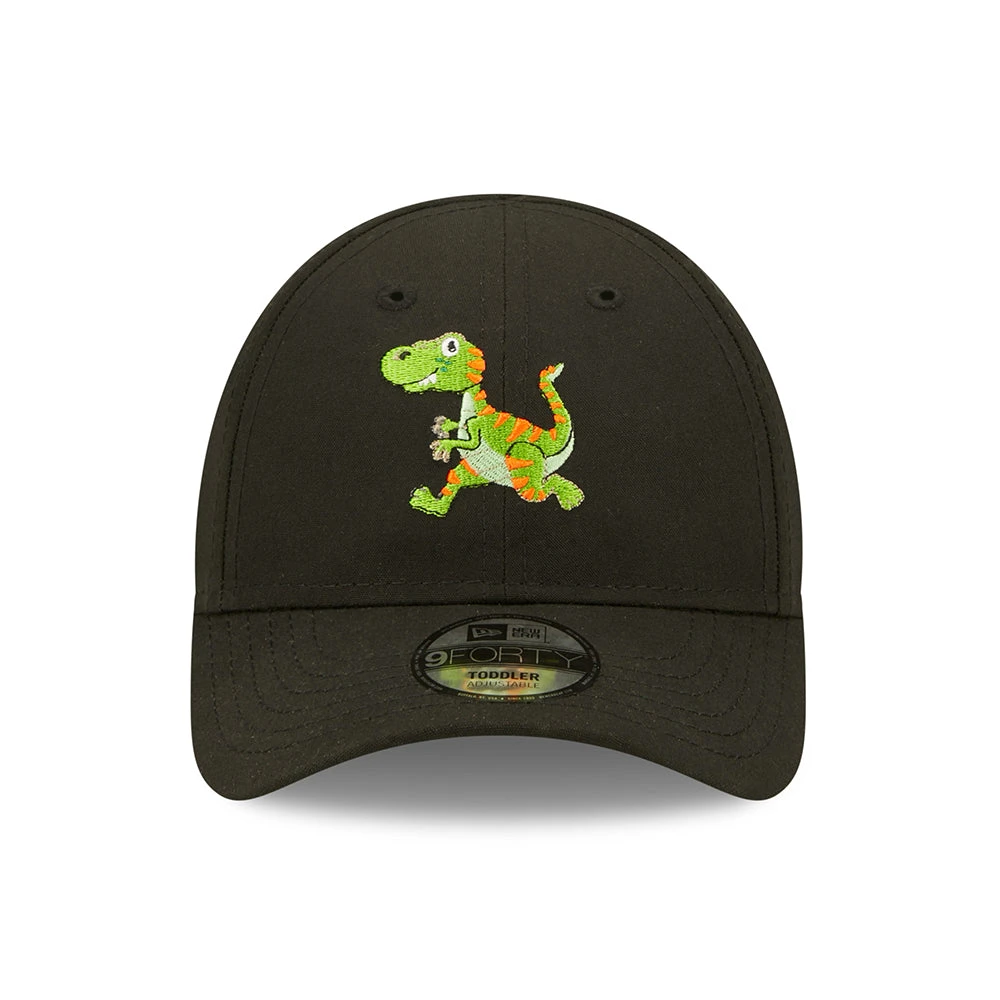 New Era Kids 9FORTY Repreve Baseball Cap - Dino - Black - Image 2