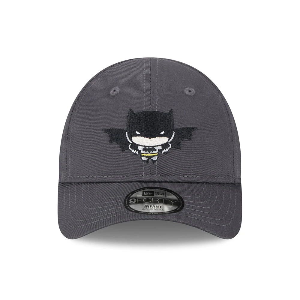 New Era Baby 9FORTY Batman Baseball Cap - Chibi DC Comics - Graphite - Image 2