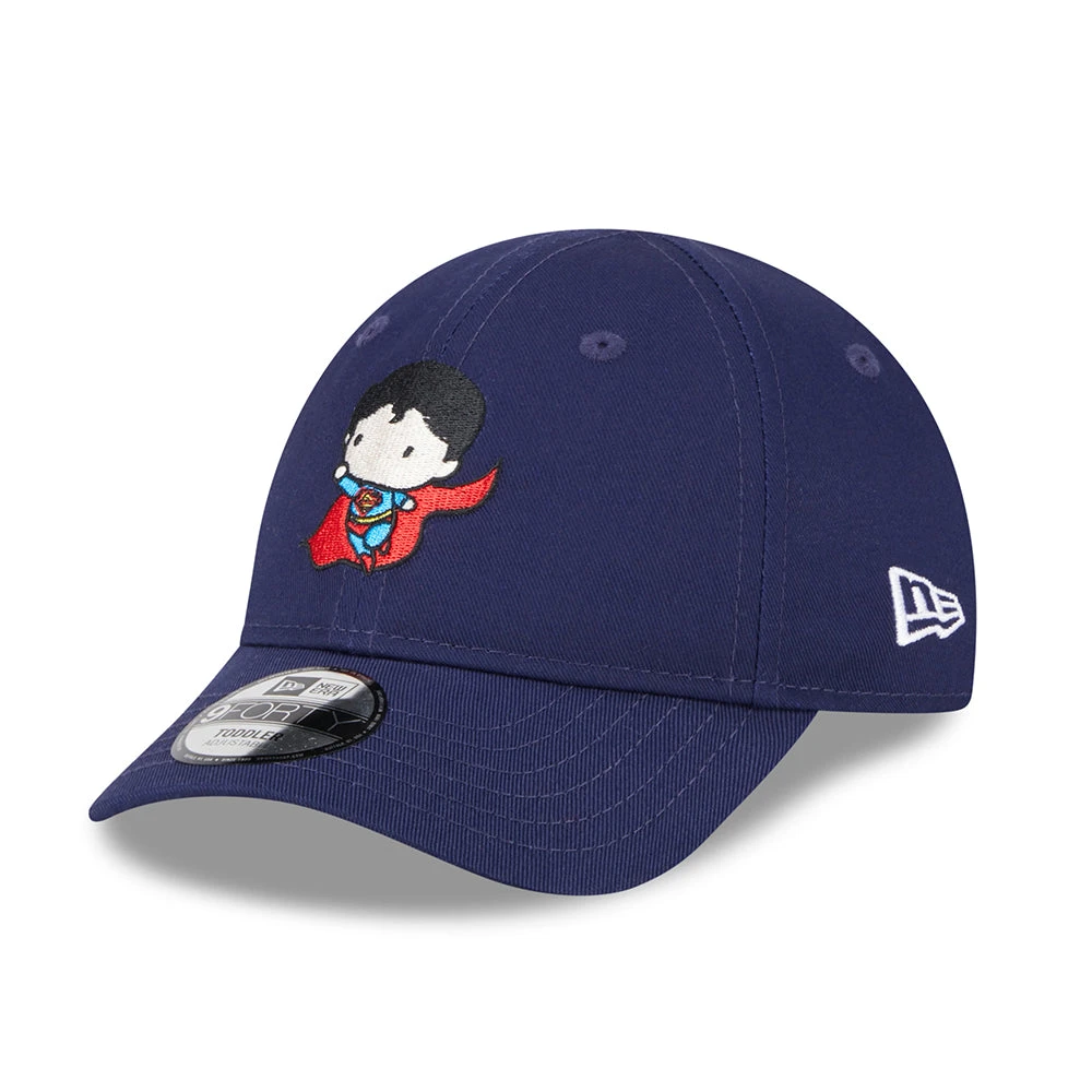 New Era Kids 9FORTY Superman Baseball Cap - Chibi DC Comics - Navy Blue