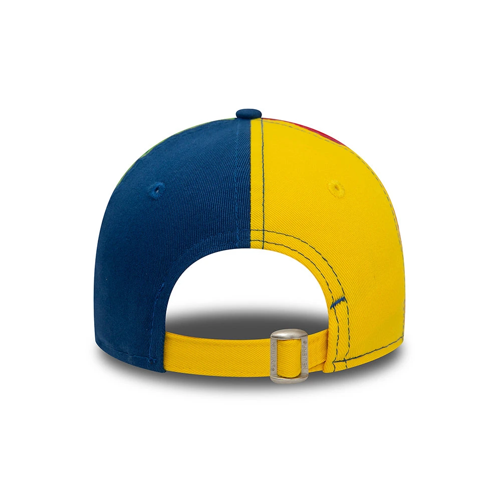 New Era Kids 9FORTY New York Yankees Baseball Cap - MLB Block - Navy-Yellow-Red - Image 4