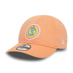 New Era Baby 9FORTY Bugs Bunny Baseball Cap - Pastel Looney Tunes - Peach