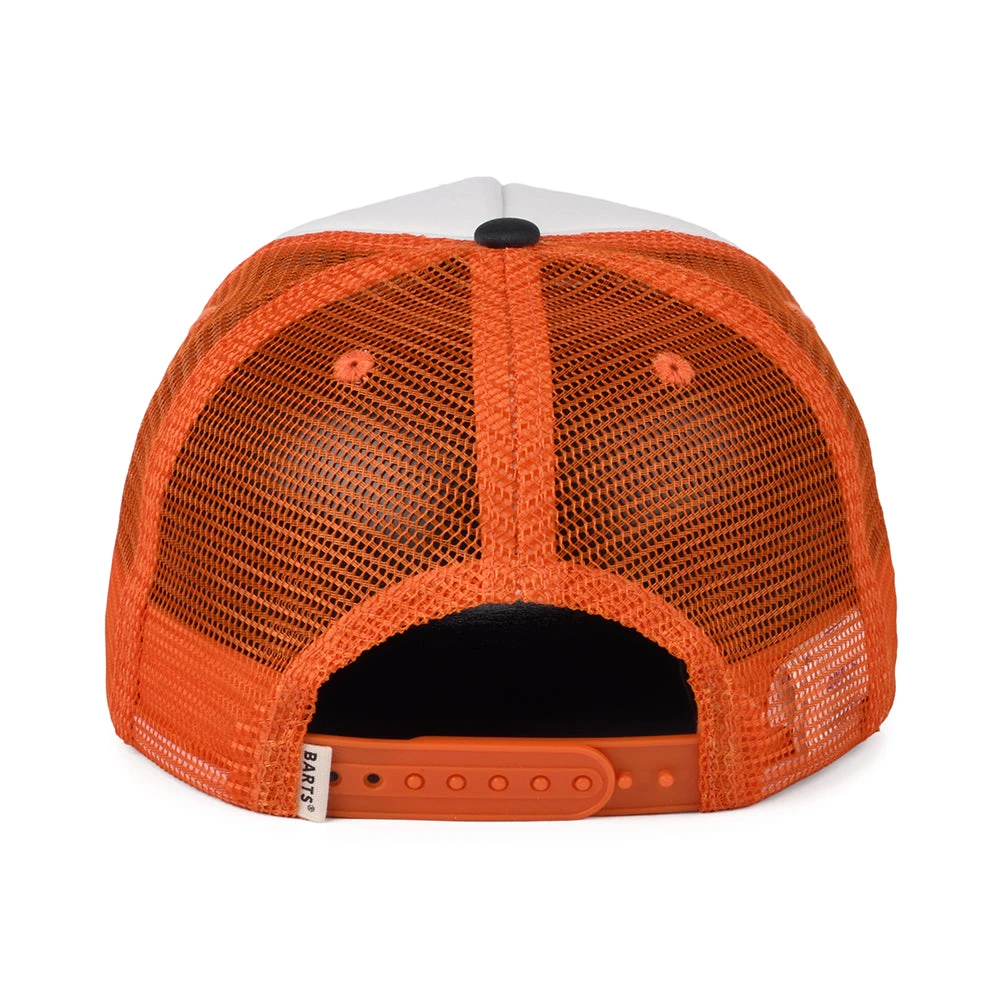 Barts Hats Kids Surfie Trucker Cap - White-Orange - Image 3