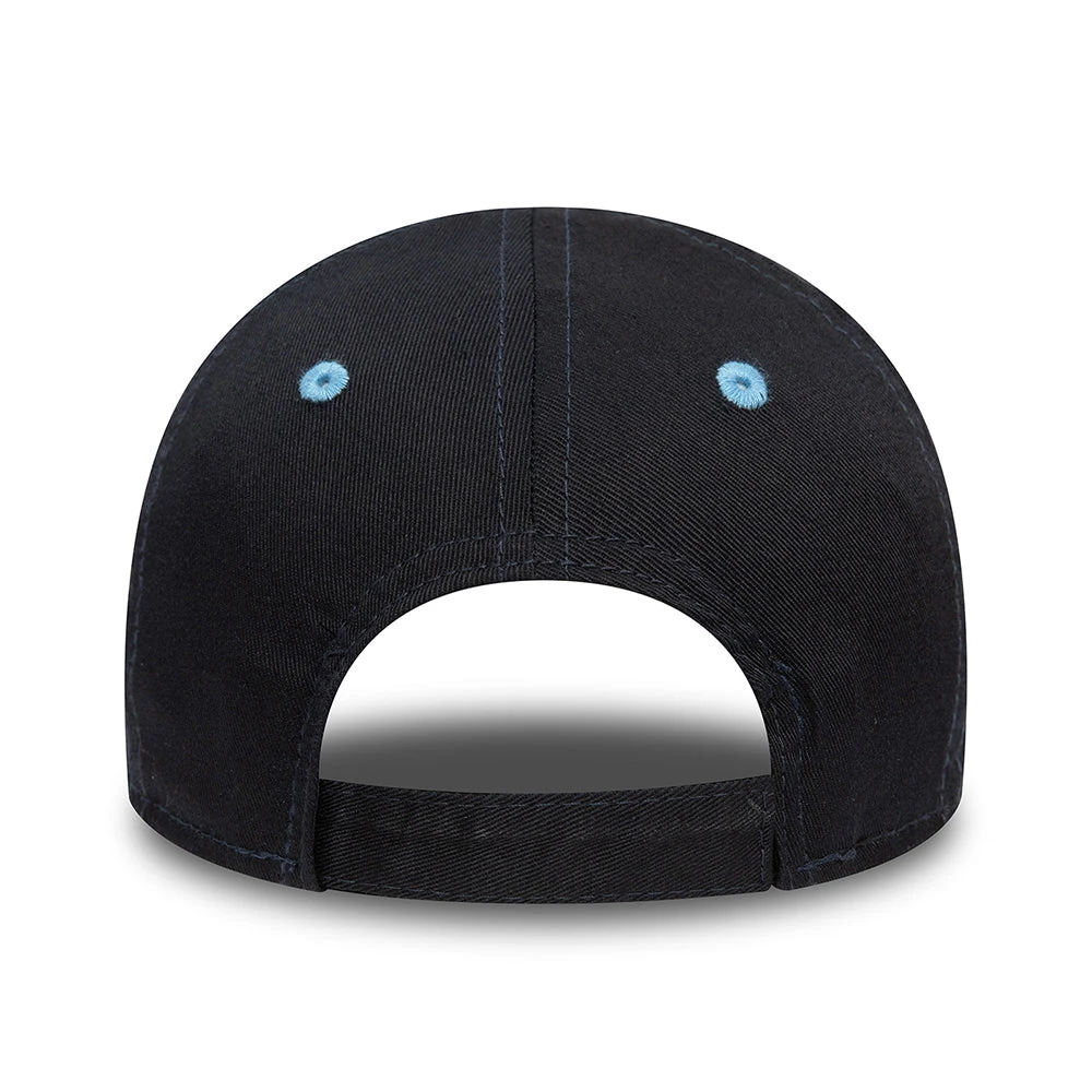 New Era Kids 9FORTY Shark Baseball Cap - NE Character - Navy-Sky - Image 4