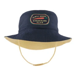 Patagonia Hats Baby Garden Club Reversible Sun Bucket Hat - Navy-Yellow