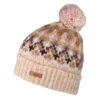 Barts Hats Renaa Recycled Bobble Hat - Light Brown