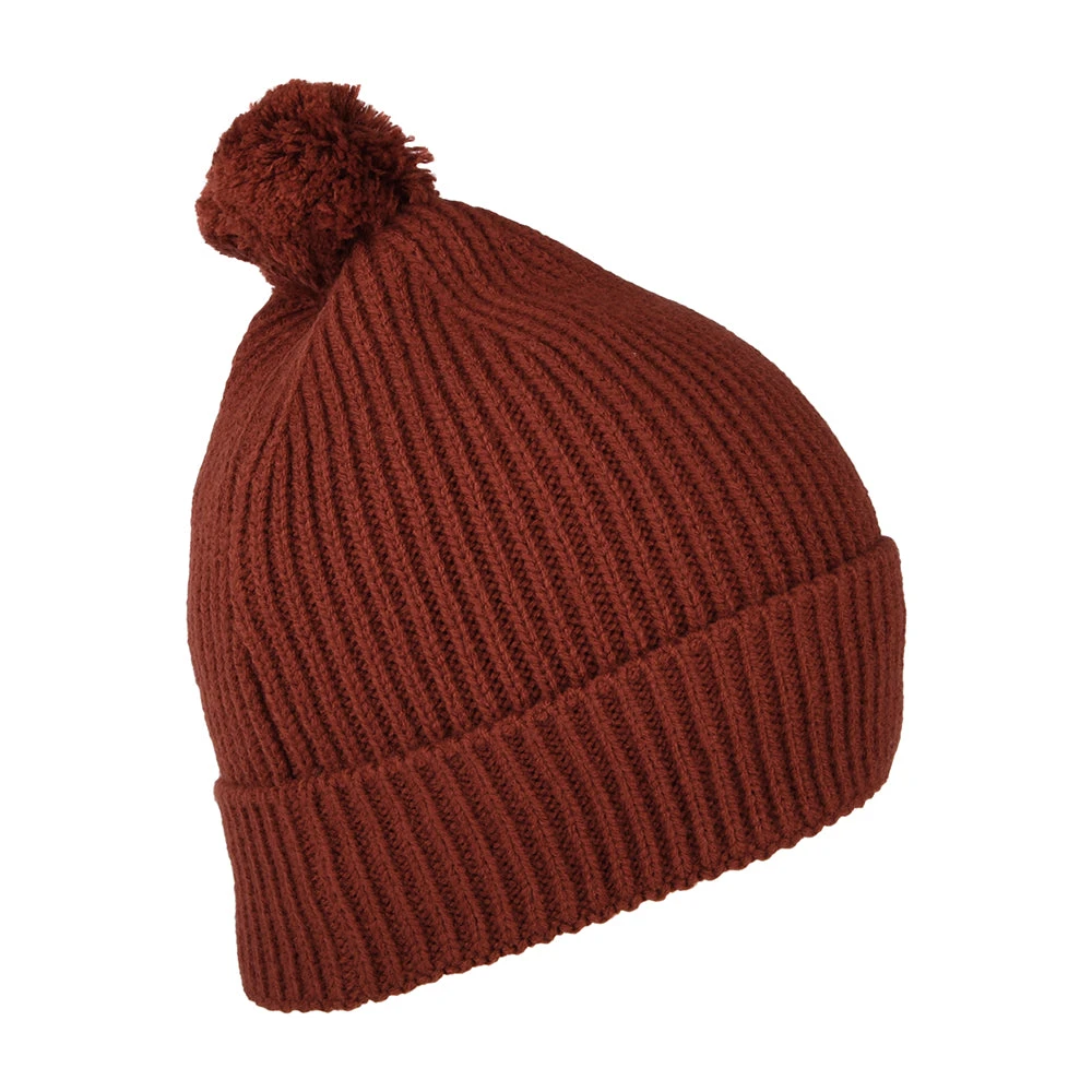 The North Face Hats Logo Box Pom Bobble Hat - Cognac - Image 2